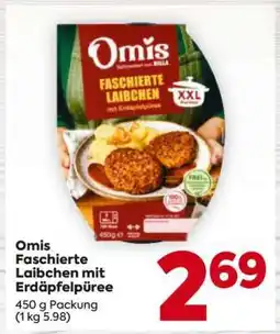 Billa Omis Faschierte Laibchen mit Erdäpfelpüree Angebot