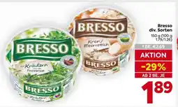 Billa Bresso div. Sorten Angebot