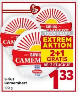 Billa Sirius Camembert Angebot
