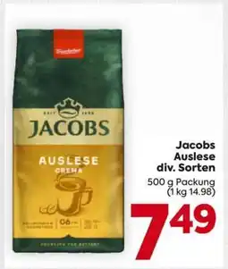 Billa Jacobs Auslese div. Sorten Angebot