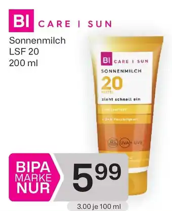SUN Sonnenmilch LSF 20