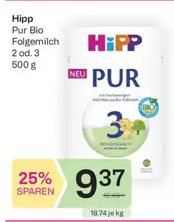 Bipa Hipp pur bio Angebot