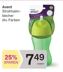 Bipa Avent strohhalm- becher div. farben Angebot
