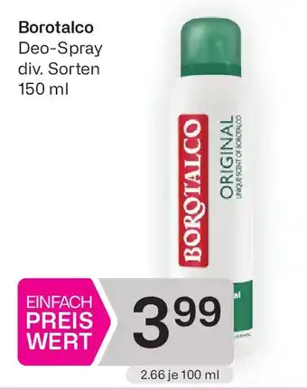 Bipa Borotalco Deo-Spray Angebot