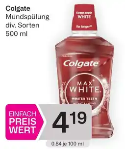 Bipa Colgate Mundspülung Angebot