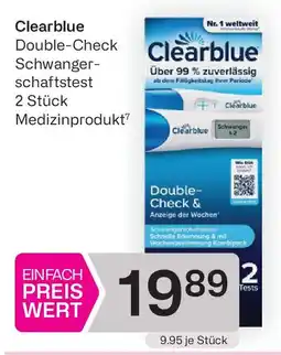 Bipa Clearblue Double-Check Schwanger- schaftstest Angebot