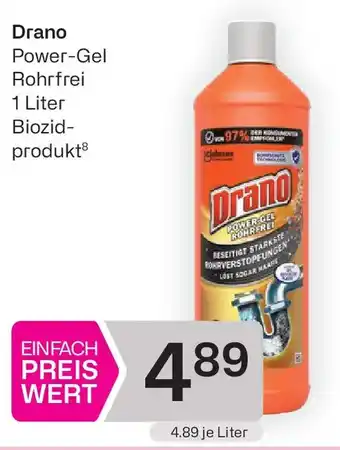 Bipa Drano Power-Gel Rohrfrei Angebot