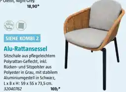Bauhaus SIEHE KOMBI 2 Alu-Rattansessel Angebot