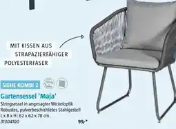 Bauhaus SIEHE KOMBI 2 Gartensessel 'Maja' Angebot