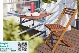 Bauhaus Beispiel- Kombi 2: Einhängetisch mit Klappstuhl Angebot