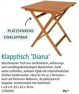 Bauhaus Klapptisch 'Diana' Angebot