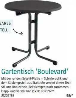 Bauhaus Gartentisch 'Boulevard' Angebot
