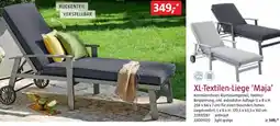 Bauhaus XL-Textilen-Liege 'Maja' Angebot