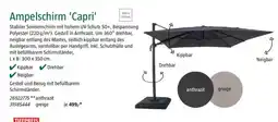Bauhaus Ampelschirm 'Capri' Angebot