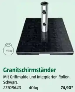 Bauhaus Granitschirmständer Angebot