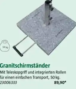 Bauhaus Granitschirmständer Angebot
