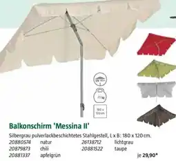 Bauhaus Balkonschirm 'Messina II' Angebot