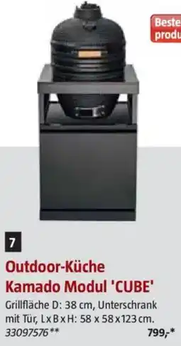 Bauhaus Outdoor-Küche Kamado Modul 'CUBE' Angebot