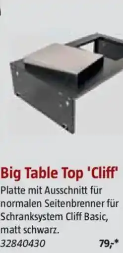 Bauhaus Big Table Top 'Cliff' Angebot