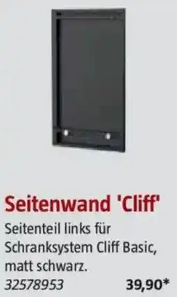 Bauhaus Seitenwand 'Cliff' Angebot