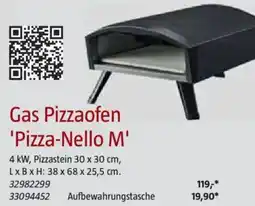 Bauhaus Gas pizzaofen pizza-nello m Angebot