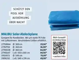 Bauhaus MALIBU Solar-Abdeckplane Angebot