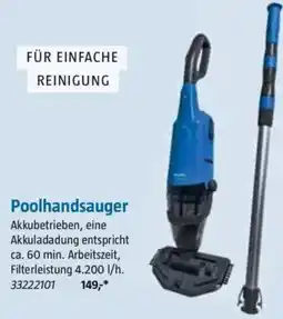 Bauhaus Poolhandsauger Angebot