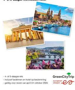 HEMA GreenCityTrip eurpean sleeper Angebot
