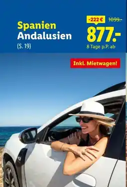 Lidl Reisen Spanien Andalusien Angebot