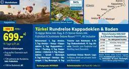 Lidl Reisen Türkei Rundreise Kappadokien & Baden Angebot