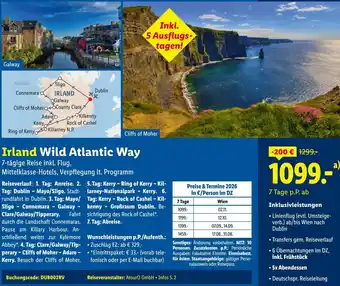 Lidl Reisen Irland Wild Atlantic Way Angebot