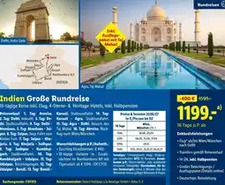 Lidl Reisen Indien Große Rundreise Angebot