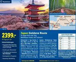 Lidl Reisen Japan Goldene Route Angebot