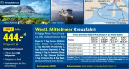 Lidl Reisen Westl. Mittelmeer Kreuzfahrt Angebot