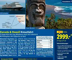 Lidl Reisen Kanada & Hawaii Kreuzfahrt Angebot