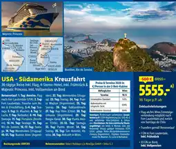 Lidl Reisen USA - Südamerika Kreuzfahrt Angebot