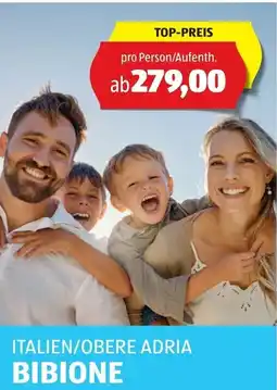Hofer Reisen Italien/obere adria bibione Angebot