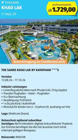 Hofer Reisen The sands khao lak by katathani s Angebot