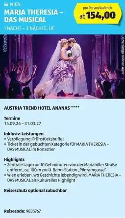 Hofer Reisen Austria trend hotel ananas Angebot