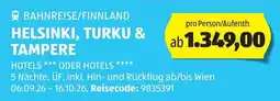 Hofer Reisen Helsinki, turku & tampere Angebot