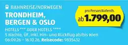 Hofer Reisen Trondheim, bergen & oslo Angebot