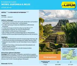 Hofer Reisen Mexiko, guatemala & belize Angebot