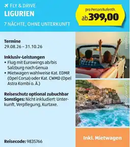 Hofer Reisen Ligurien Angebot