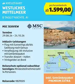 Hofer Reisen Westliches mittelmeer Angebot