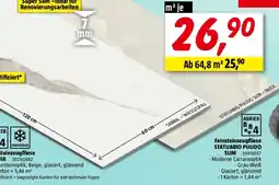 Bauhaus Feinsteinzeugfliese STATUARIO PULIDO SLIM Angebot