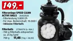 Bauhaus Filteranlage SPEED CLEAN ACTIVE BALLS Angebot