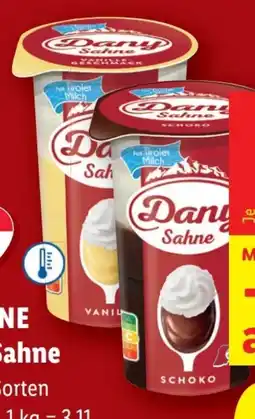 Lidl Danone Dany Sahne Angebot