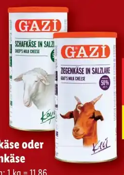 Lidl Gazi Schafkäse Angebot