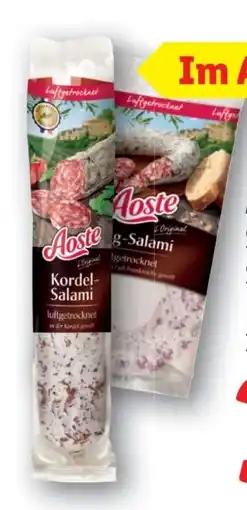 Lidl Aoste Salami Angebot