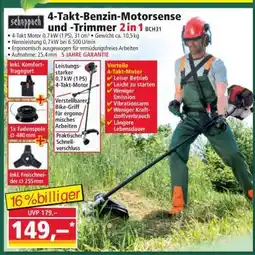 Norma 4-Takt-Benzin-Motorsense und -Trimmer 2in1 Angebot